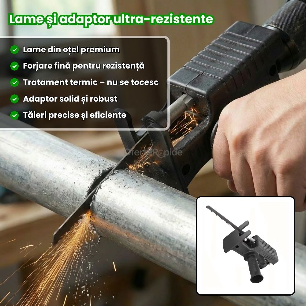 Fierăstrău Adaptabil pentru Bormașină