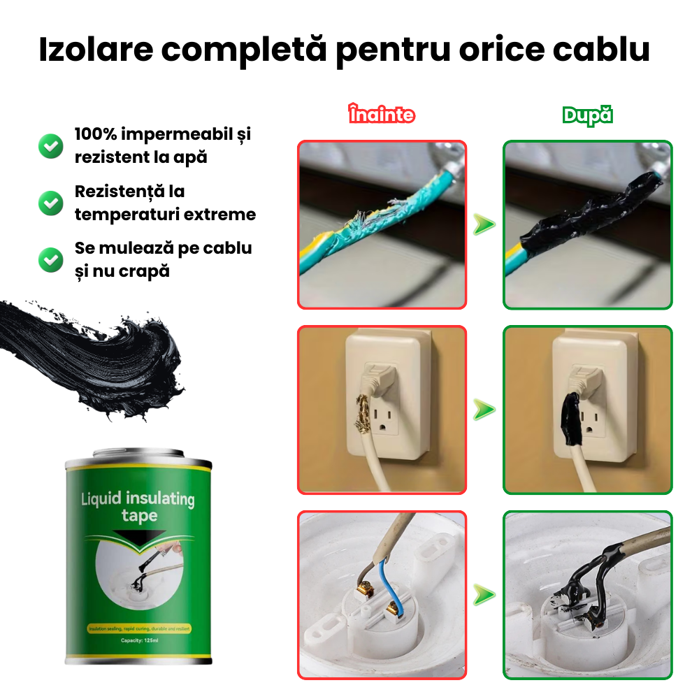 Bandă Izolatoare Lichidă Impermeabilă