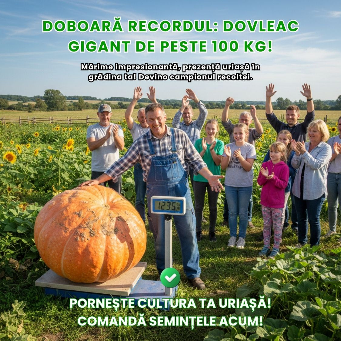 Semințe de Dovleac Gigant