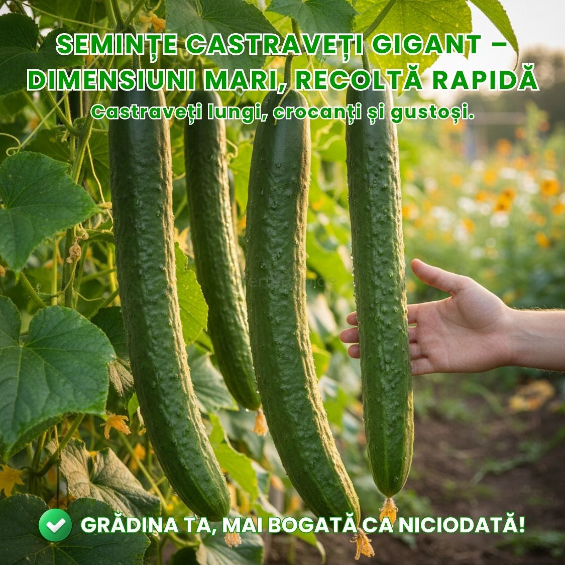 Semințe de Castraveți Gigant