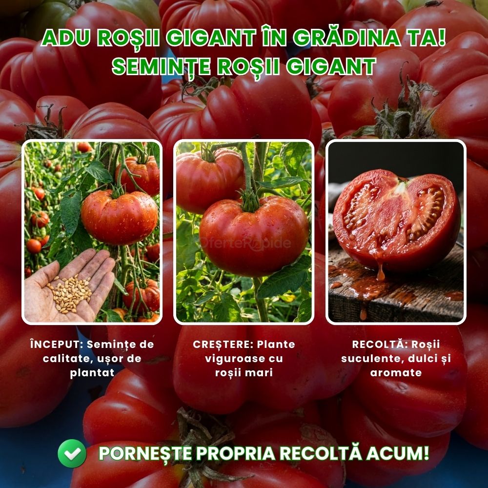 Semințe Roșii Gigant